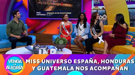 Representantes de Miss Universo nos acompañan Programa 4 noviembre