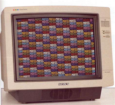 Sony Pvm Crt Database