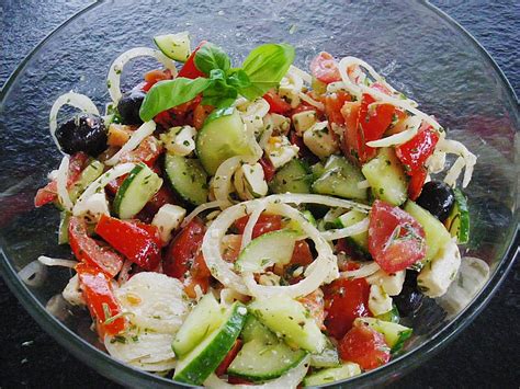 Tomaten Gurken Salat Mit Feta Rezept Mit Bild Chefkoch De