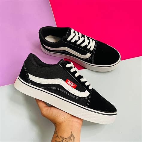 Tênis Old Skool Casual Modinha Feminino E Masculino Promoção Faz A Boa