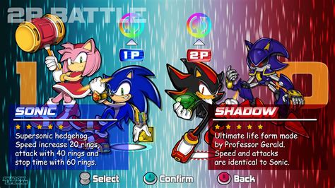 Sonic Battle Shadow Attacks