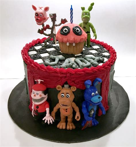 Amazing Five Nights At Freddy S Birthday Cake