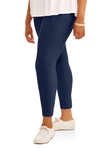 Terra And Sky Womens Plus Size Super Soft Elastic Waistband Full Length