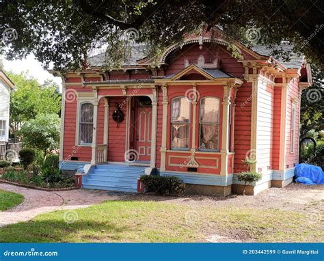 Small Victorian House at San Jose History Museum Editorial Stock Image ...