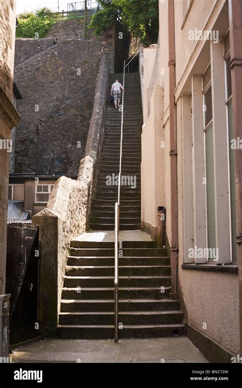 Cornwall Jacobs Ladder Steps Hi Res Stock Photography And Images Alamy