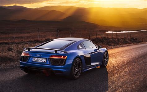 Blue Audi R8 Wallpaper