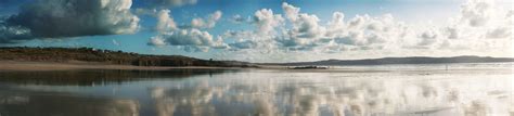 Wallpaper Pemandangan Gelap Laut Danau Batu Pantai Refleksi