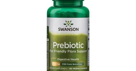 SWANSON Prebiotic For Friendly Flora Support 60 растителни капсули