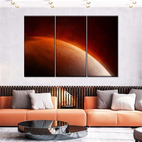 Mars Surface Close Up Wall Art | Digital Art