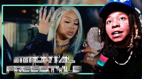 Let Her Cook🔥loftyliyah Reacts To Saweetie Immortal Freestyle Youtube