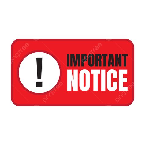 Important Sign Clipart