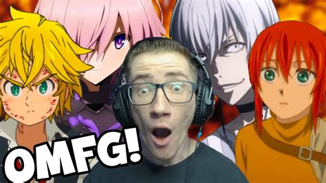 First Time Reacting To Random Anime Openings Non Anime Fan Youtube