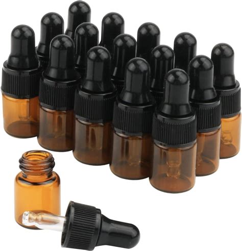 Amazon Afmnqz Pack Set Ml Amber Glass Bottle With Orifice