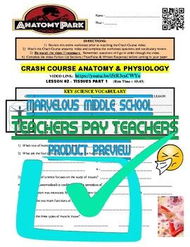 Crash Course Anatomy Physiology Tissues Part Science Human