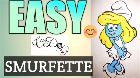 How To Draw A Smurfette Step By Step For Beginners Easy Smurfette