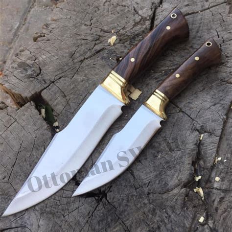hunting knife set handcrafted hunting knife double set  etsy