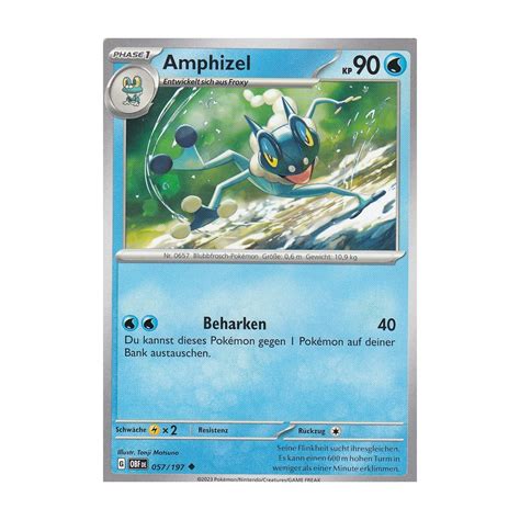 Amphizel Obsidianflammen Pokemon Karte G Nstig Kaufen