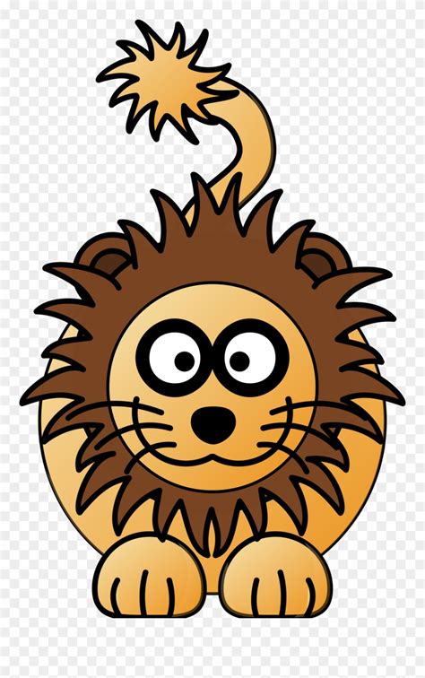 Lion Cartoon Drawing - Cartoon Lion Clker Clipart (#83480) - PinClipart