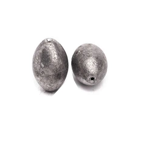 0 5g Weight Fishing Product Sinker Lead Mould Olive Shaped Middle Pass