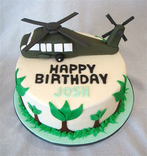 Blackhawk Helicopter Birthday Cake - CakeCentral.com