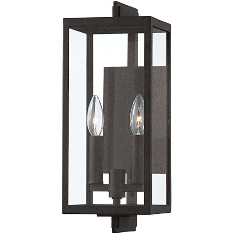 Troy Lighting B5512 FRN Nico 2 Light 16 Inch French Iron Outdoor Wall