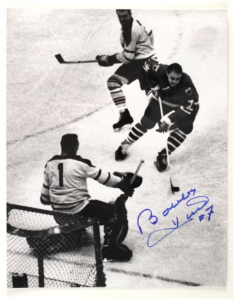 Lot Detail 1990s Bobby Hull Chicago Blackhawks Signed 11 X 14 Photo