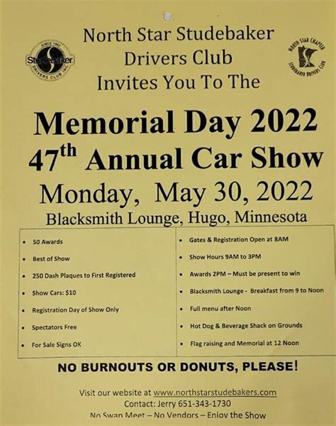 Events 2023/2024 – Car shows, Swap meets & Auctions – BLACKSMITH LOUNGE