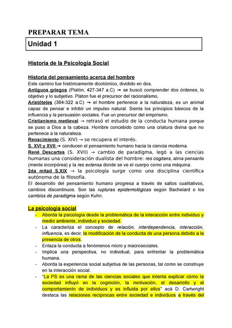 Psicología Social resumen final cátedra Etchezahar PREPARAR TEMA