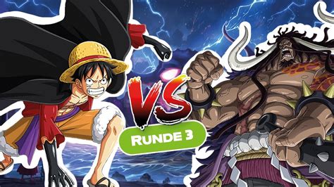 Higurashi ist für großen Angriffe da Ruffy vs Kaido One