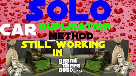 STILL WORKING EASY SOLO CAR DUPLICATION GLITCH IN GTA 5 ONLINE