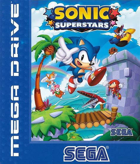 Sonic Superstars Sega Mega Drive Pal Cover By Gikesmanners1995 On