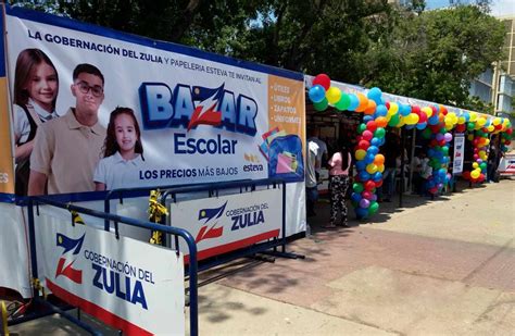 ZULIA Con todo éxito arrancó Bazar Escolar de la Gobernación del