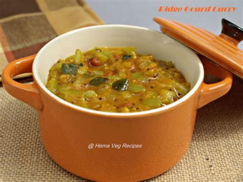 Ridge Gourd Curry - Vegetarian Recipes