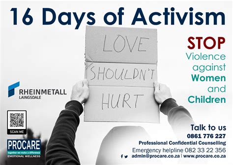 16 Days Of Activism 2021 — Procare