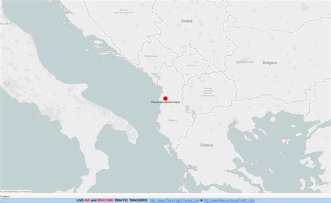 ALBANIA AIRPORTS MAP | Plane Flight Tracker