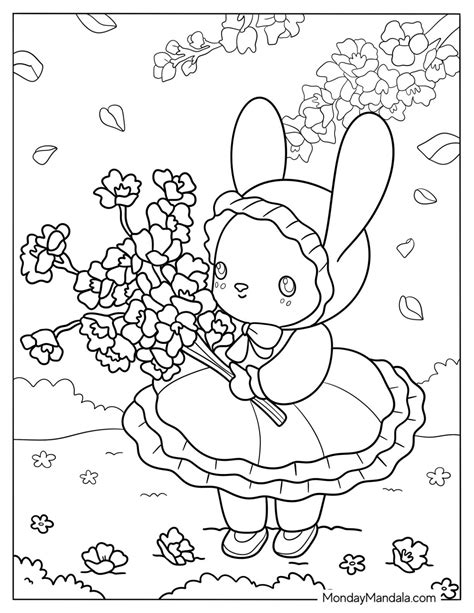 Printable Spring Coloring Pages