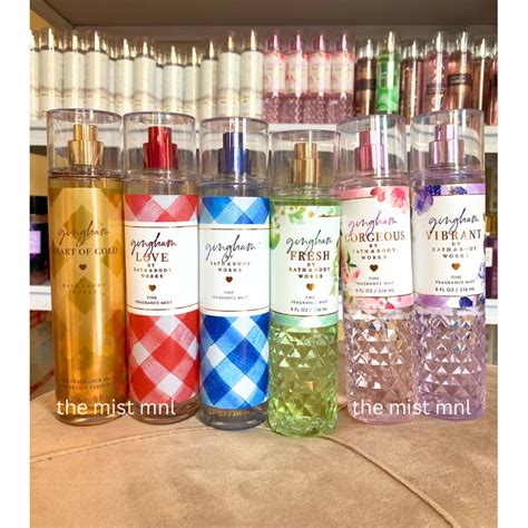 🇺🇸 Bath And Body Works Gingham Fragrance Mist 236m Love Vibrant