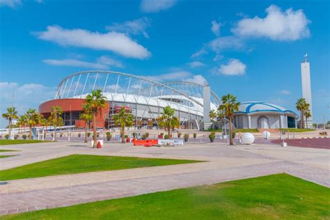 Khalifa International Stadium in Doha, Qatar Editorial Stock Image ...