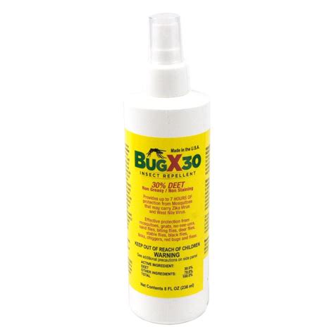 Bug X 30 Deet Insect Repellant Spray 8oz 1ct