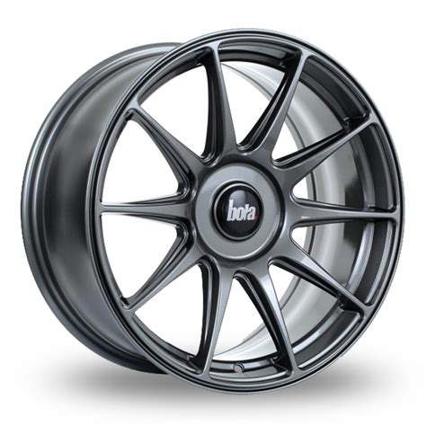 Bola B15 Gloss Gunmetal 18 Alloy Wheels Wheelbase