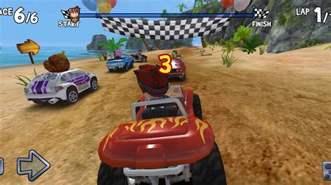 Bermain Beach Buggy Racing Level 1 Sampe Level 2 1 YouTube