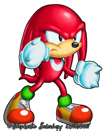 Sonic Classic Knuckles By Lululunabuna On Deviantart