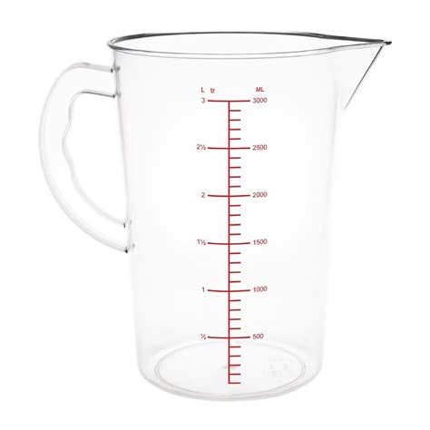 Vogue Polycarbonate Measuring Jug Ltr