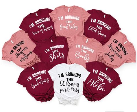 Funny Th Birthday Group Shirtsfunny Birthday Party Shirts Etsy