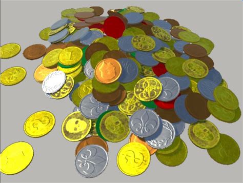 Procedural Coins 3d Props Unity Asset Store