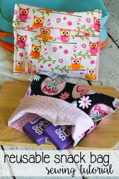 Reusable Snack Bag Sewing Pattern