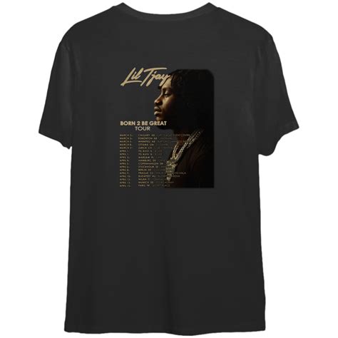 Lil Tjay Shirt Bon 2 Be Great Shirts Lil Tjay Tour 2023 Shirt Lil Tjay ...