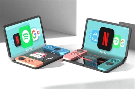 Console Tablet Da Nintendo - Folding Tablet Gaming Consoles : Nintendo Switch 2 concept