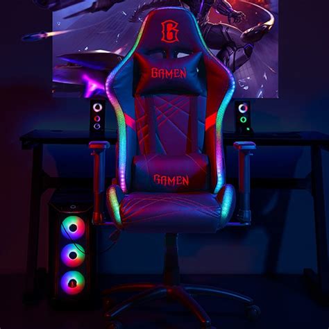 Jual Gamen Gaming Chair Kursi Gamers Imperion Rgb Light Kulit Pu