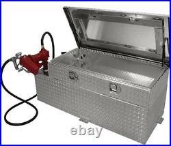 Tool Box New » Diesel Fuel Transfer Tank, Auxiliary Tank & Toolbox Combo 51 Gallon 12V Pump